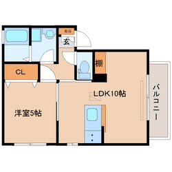 大和西大寺駅 徒歩7分 1階の物件間取画像